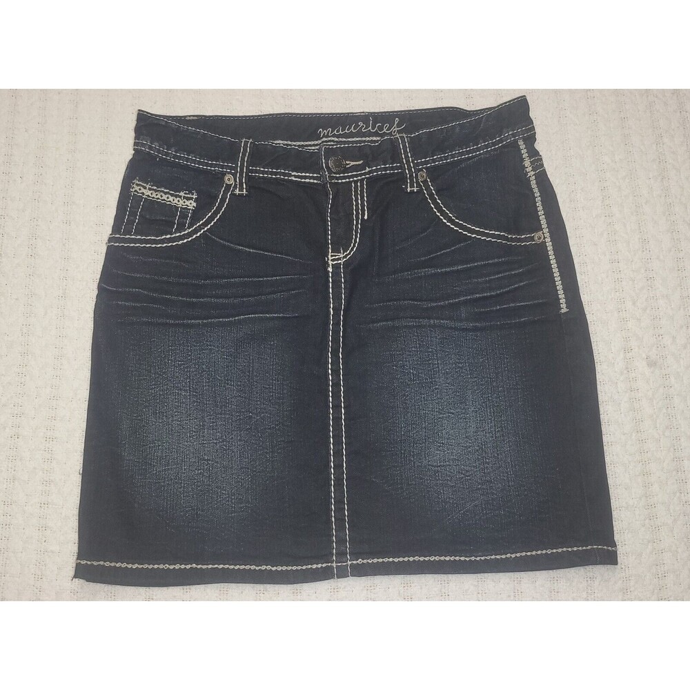 Maurices Denim Jean Mini Skirt Jr Sz 7/8 NWOT